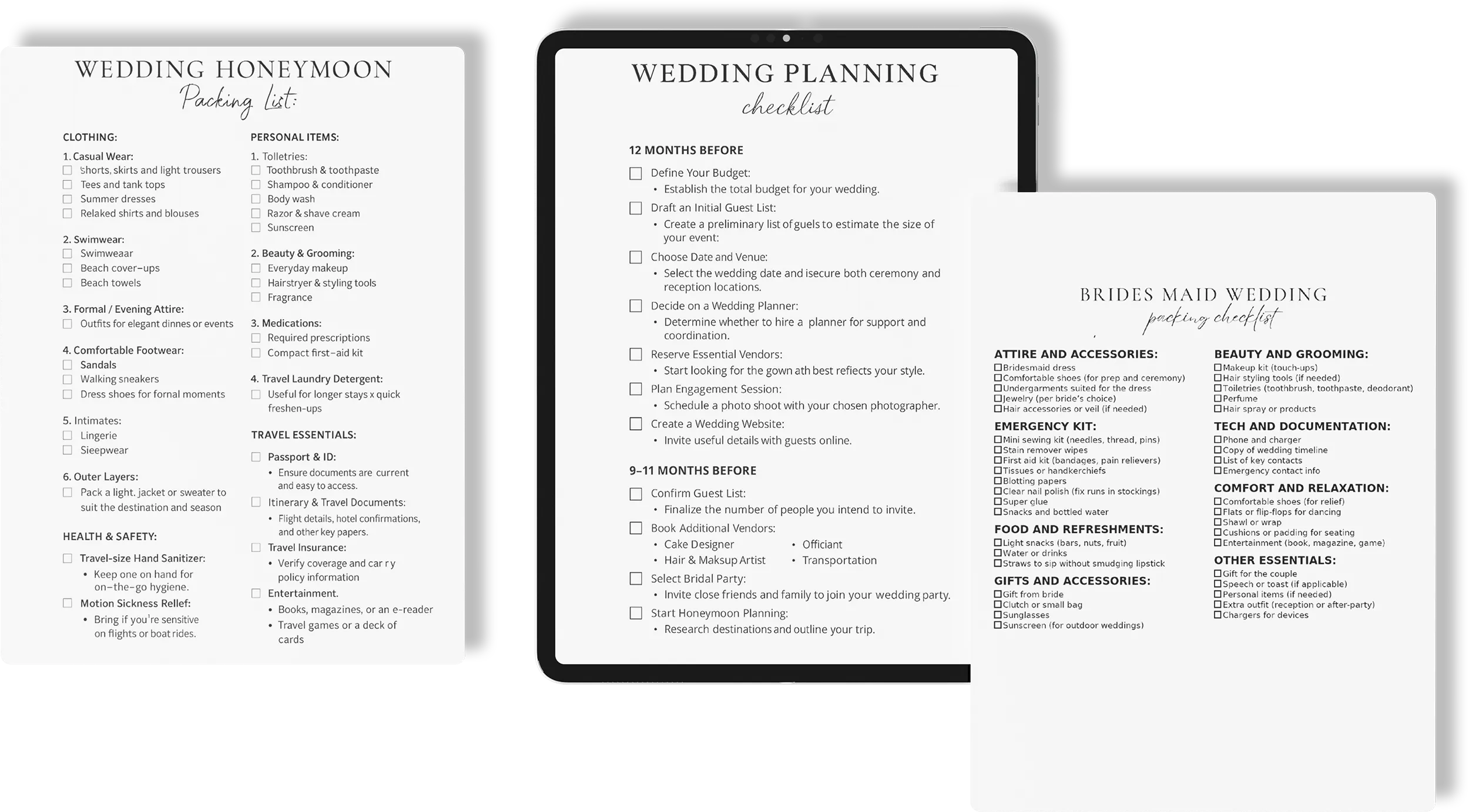 Ultimate Wedding Checklist